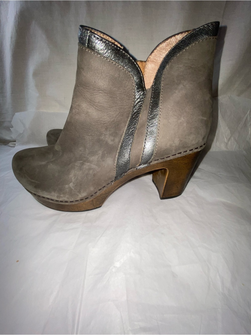 Dansko Suede High Heel Ankle Boots 38